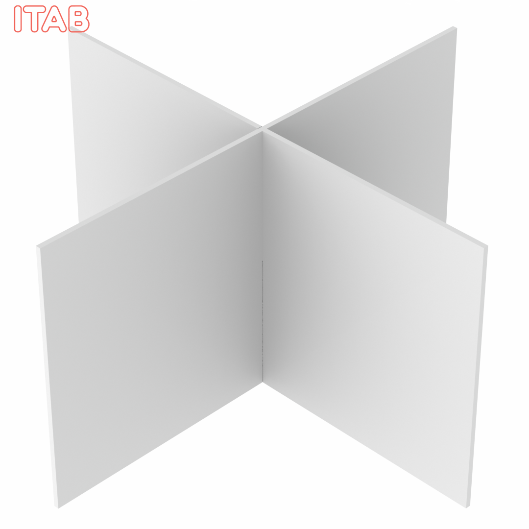 Jakajaristikko Massakoriin 120x120x62