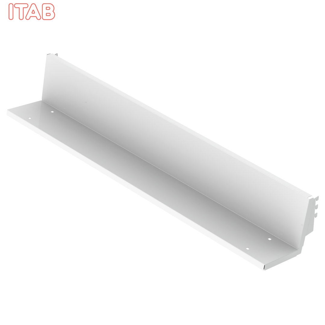 Kirjahylly hitsatuilla koukuilla 120X18X16