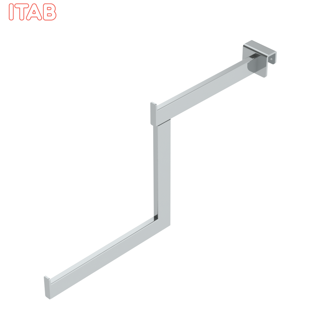 Porrastettu Esittelykannatin Rekkiin D40