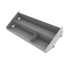 Lompakkohylly 2-Portainen + Jakajat 90