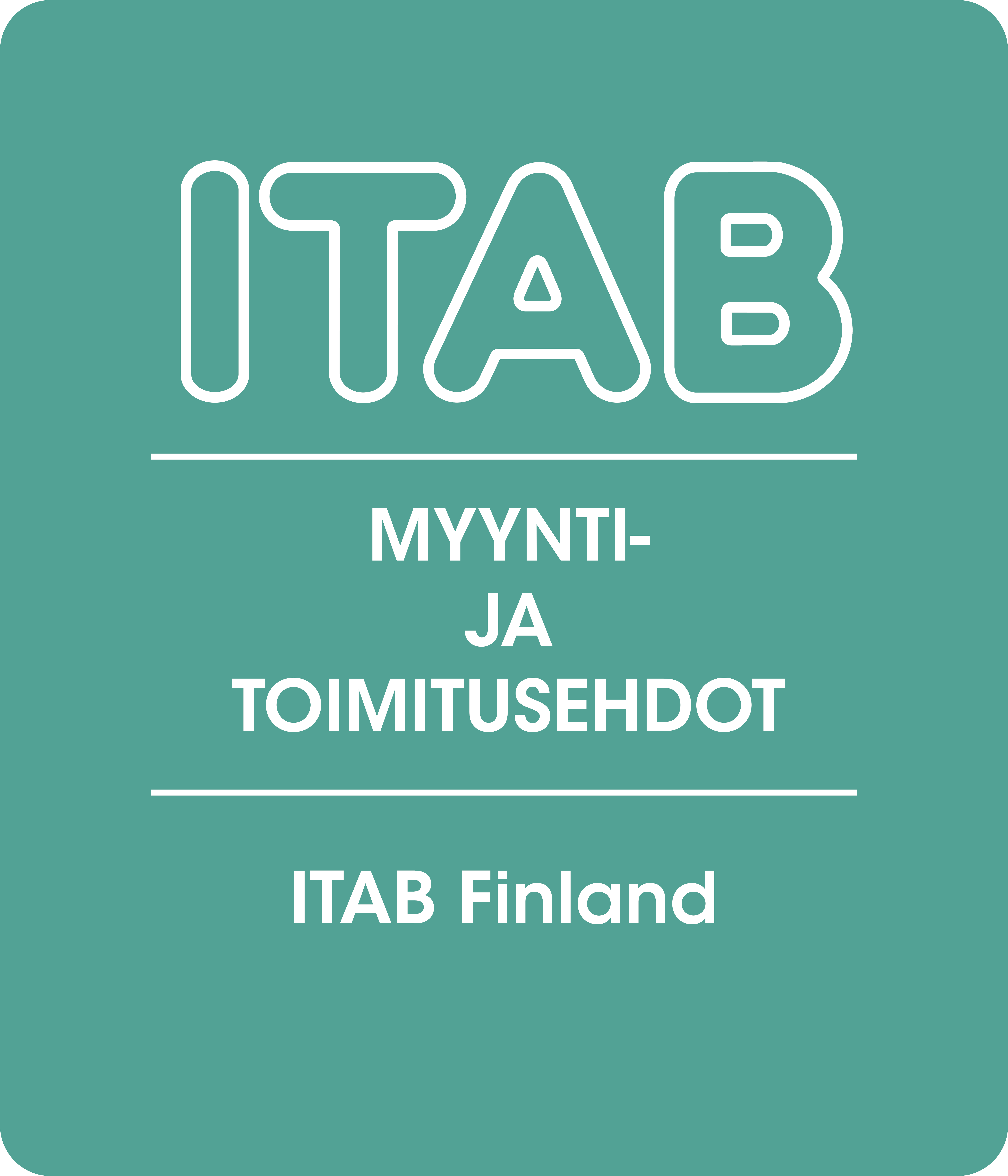 ITAB Myynti- ja toimitusehdot